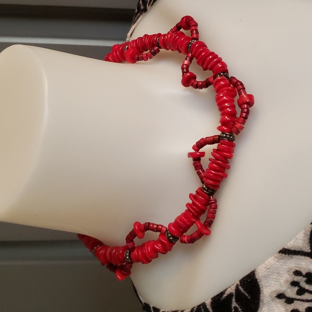 Sea Coral choker artisan made